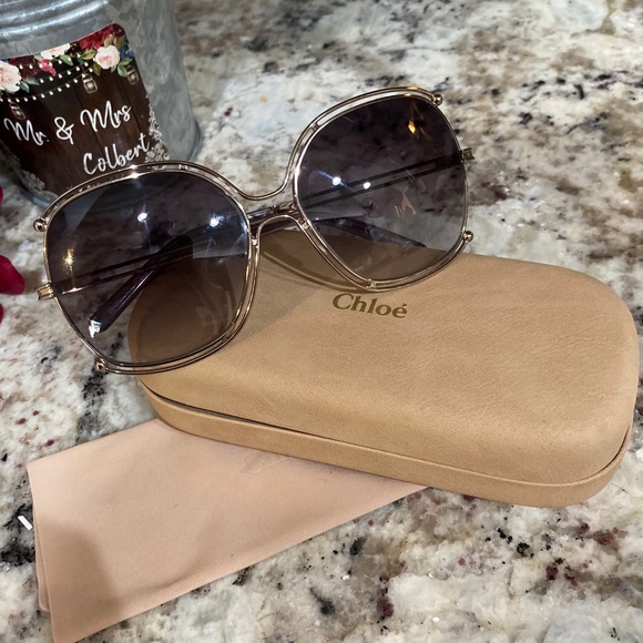 ?HOLD? Chloè Isadora 59mm Grey GradienSunglasses main image 10